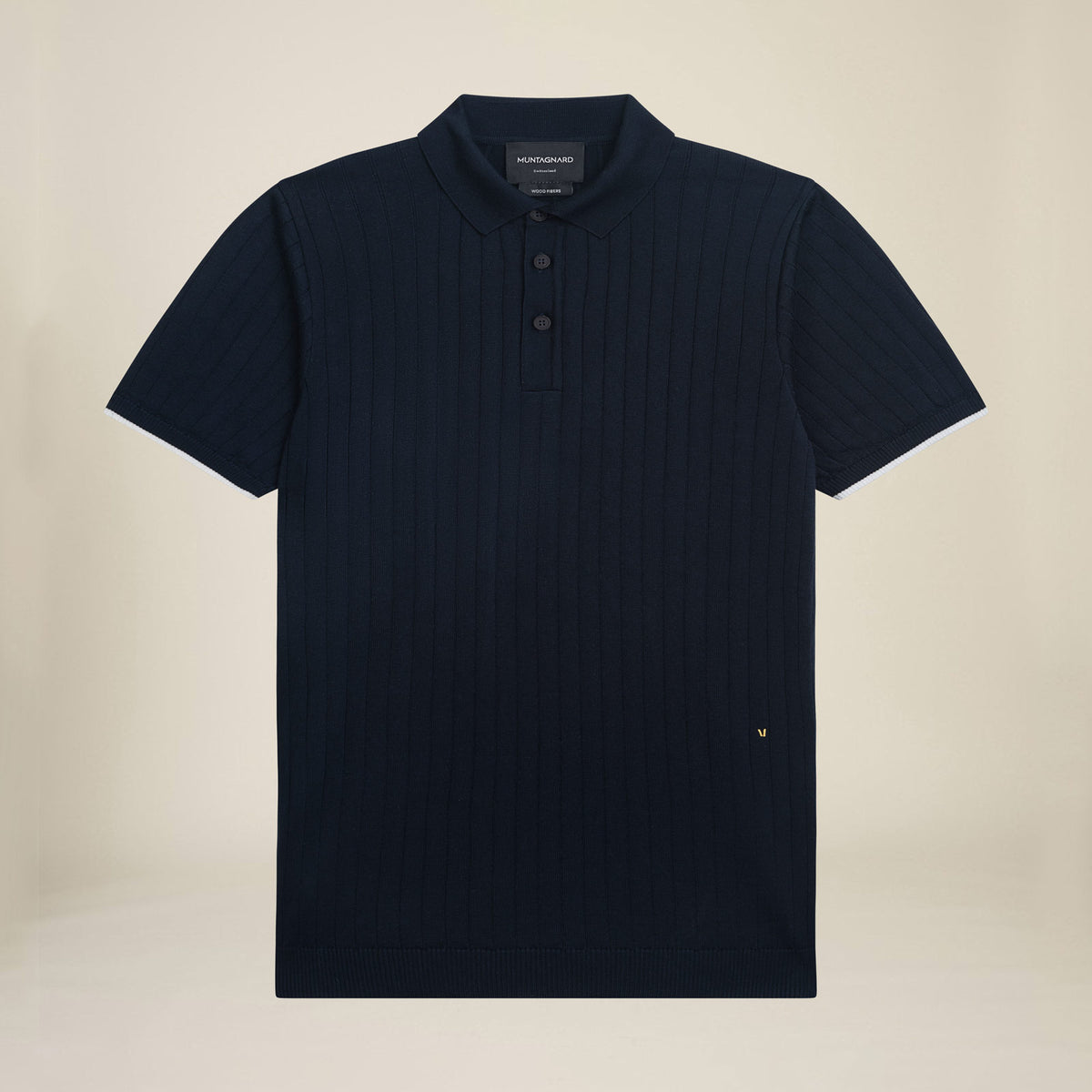 LEGNA Knit Polo Ribbed