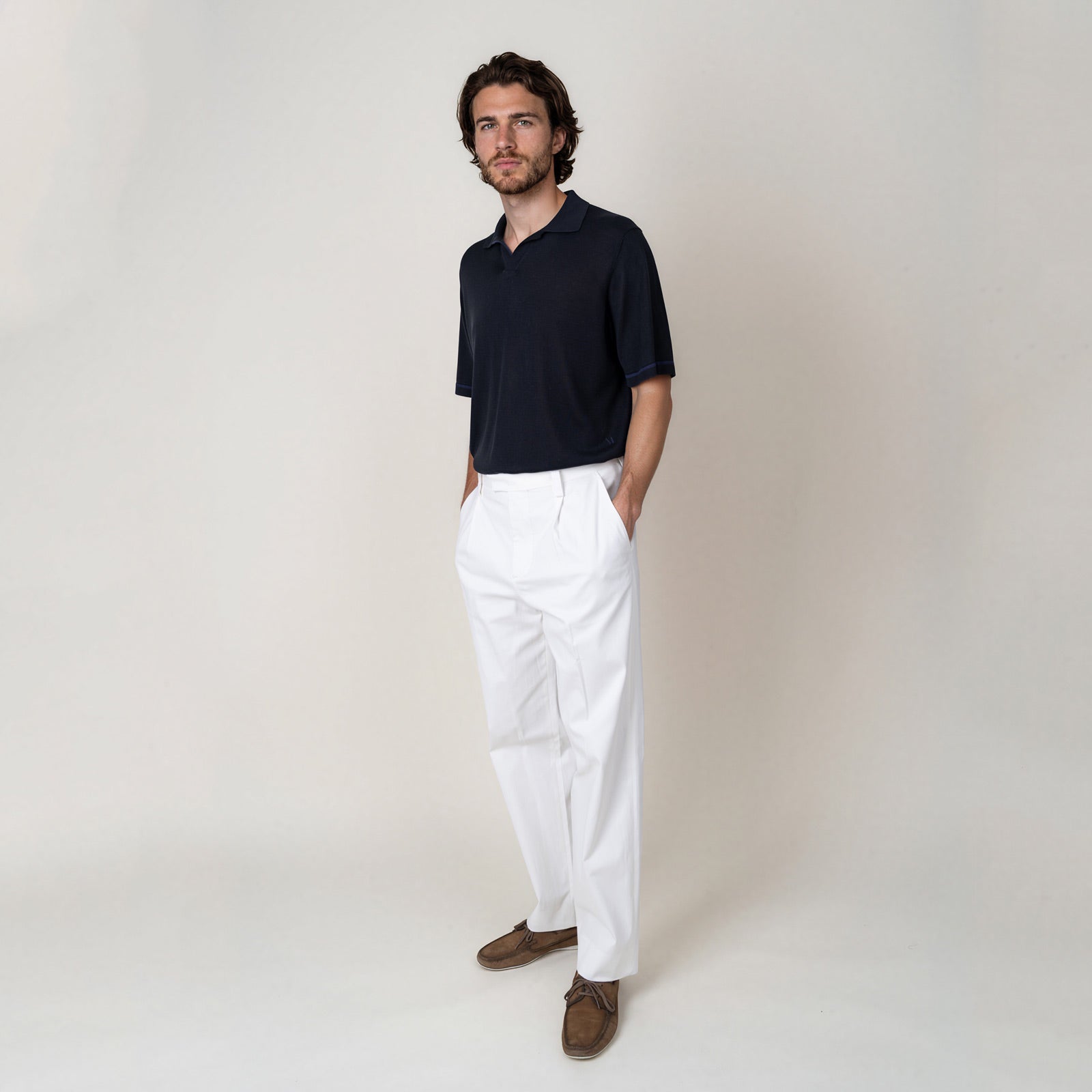 LEGNA Knit Polo