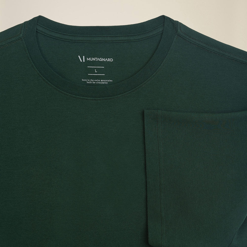 MANGOLA-T-Shirt-Relaxed_dark-green_detail #color_dark green