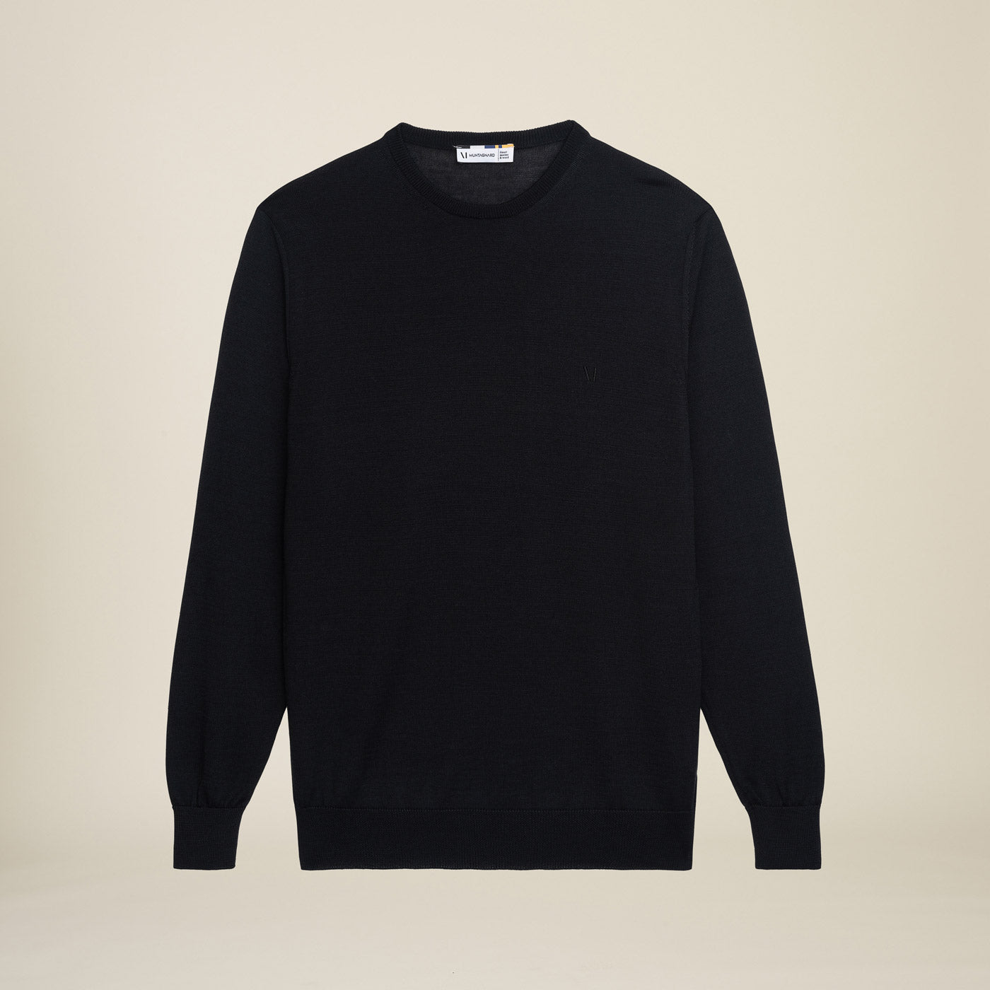 Leichter Strickpullover LEGNA-MERINO Muntagnard #color_black